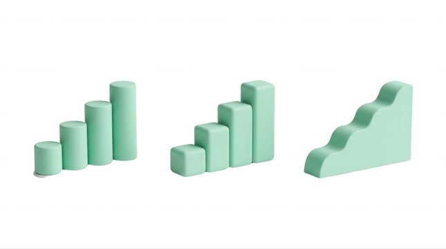 Green Growth Graphs, featuring bars, statistics, finance, business, analysis, data visualization, metrics, trends, performance, increase, success, marketing