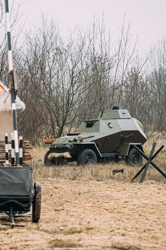 Soviet BA-64 Armored Scout Car at Eastern Front WWII