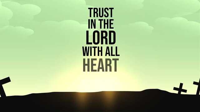 Bible Quote Animated Video. Holy Bible Verse Animation Background.