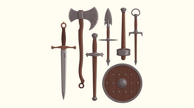 old medieval sword