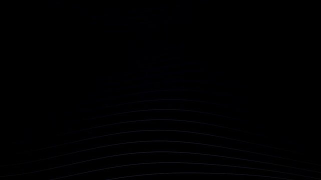 Dark Minimalist Elegant Wireframe Wave Lines Loop