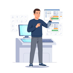 Obraz premium User Access Granted, IT Security, Digital Identity Management, System Administration, Cybersecurity