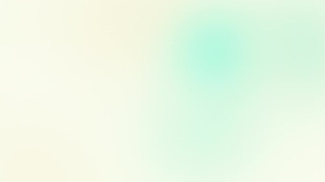 Bright soft seafoam green and sand beige pastel lights drifting on light background, seamless abstract gradient loop for beach, spa and natural lifestyle content