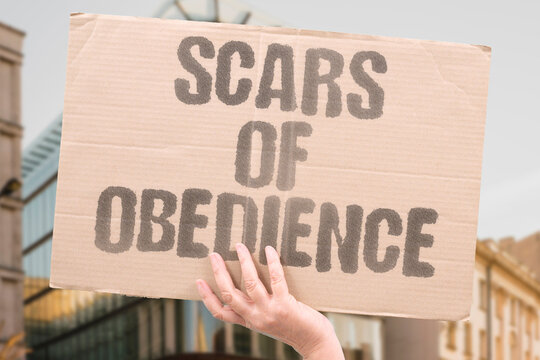 "Scars Of Obedience" A body keeps score of every rule it was forced to follow. TRAUMA. BODY. CONTROL. RELIGION. RECOVERY.