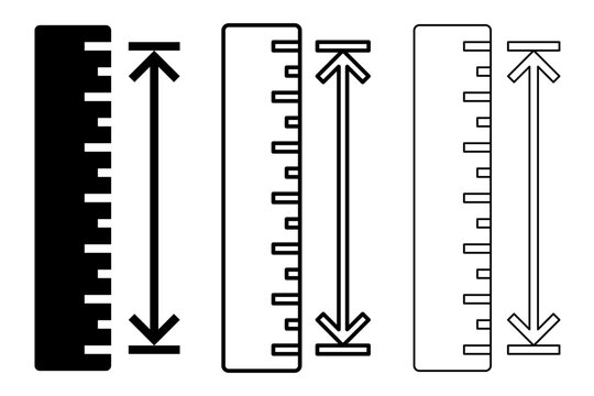 Black shield icon set, flat security design