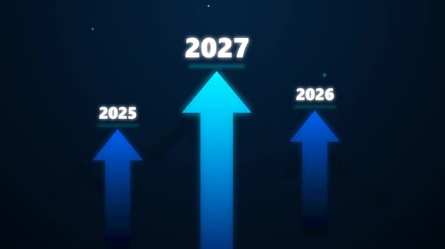 Animated Financial Trading Bar Graph Stock Market Analytics Hud Element Motion Graphic Loop Featuring Futuristic Digital Technology Elements for Corporate and UI Presentations
