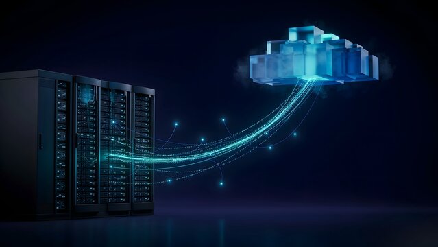 Data Transfer Between Server and Cloud with Digital Connectivity