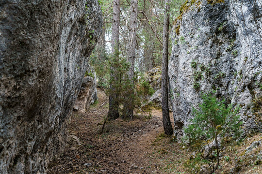 Los callejones de las majadas en la serrania de cuenca