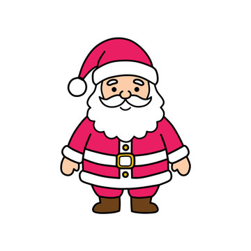 santa claus with gift