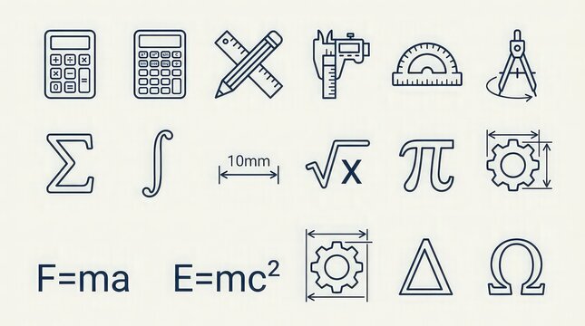 Engineering calculation symbols