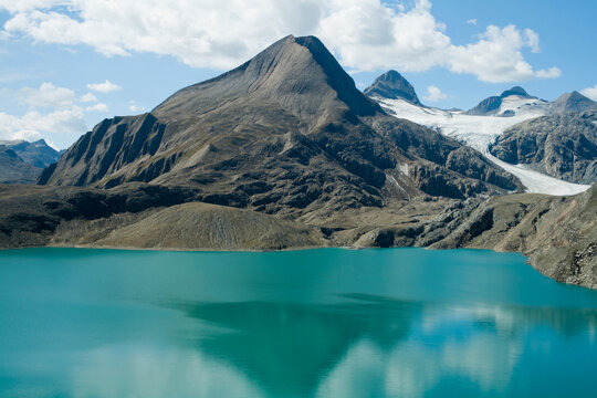 Stunning Turquoise Glacial Lake and Mountain Reflections
