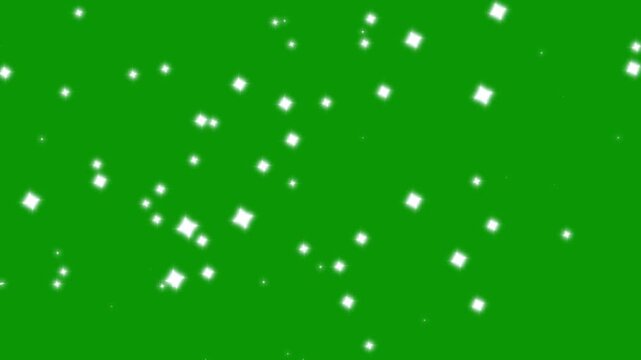 Twinkling glitter stars with glowing magic dust and sparkling fairy trails,fast glittering star lines, magic light stars line effect, sparkling starry line effects video on green screen background. 4k
