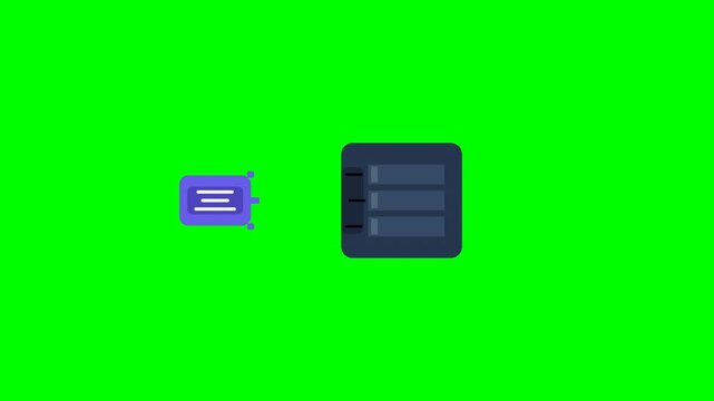 Role Based Access Control Animation on Green Screen