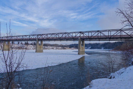 Winter at the Edmonton River Valley