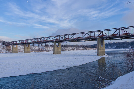 Winter at the Edmonton River Valley