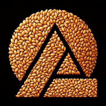 Abstract Grain Logo Design