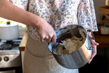 Fototapeta premium Homemade baking in cozy kitchen.