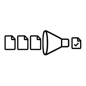 Commercial Logo Design Process From Data Input to Final Output with a Checkmark