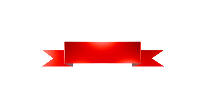 Label red design element zoomed in a transparent background