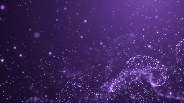 White Floating Particles Loop Motion Background