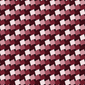 Pixel Geometric Pattern Collection - Rose Brown Shades Seamless Textures