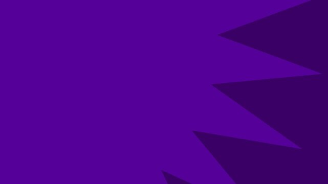 Abstract purple geometric background with sharp jagged triangular shapes and vibrant dark violet color tones design element