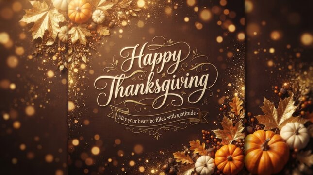 Elegant Thanksgiving Celebration Background