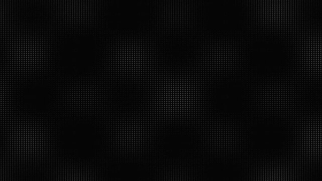 Abstract dark textured pattern featuring glowing dot matrix grid design with mysterious circular wave formations