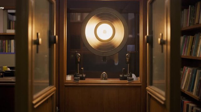 Light shifting in a listening booth