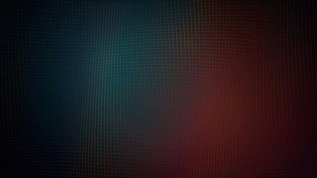 Abstract dark mesh grid background with subtle blue and red light gradients and intricate wave patterns