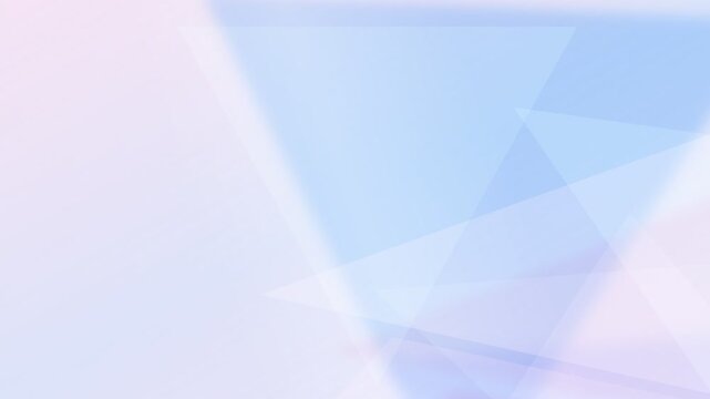 Abstract soft blue and pink geometric shapes background with overlapping triangles for modern digital designs