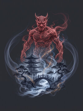 Spectral Crimson Oni Pagoda