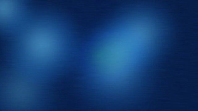 Abstract blue brushed metal texture background with soft glowing light spots and subtle horizontal grain lines