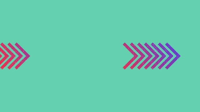 Colorful Chevron Arrows Motion Graphic