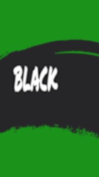 Vertical Black Friday animated text with a black brush stroke lower third on a green screen background for retail promo and discount sales overlay