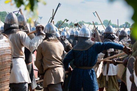 early medieval battlefield
