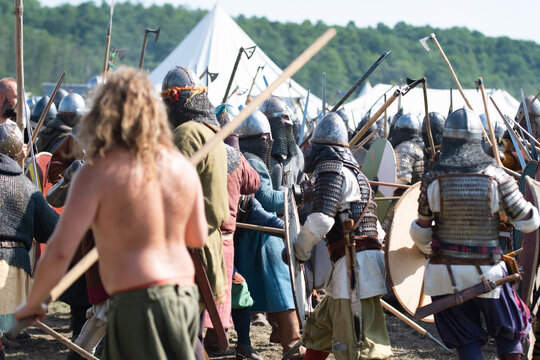 early medieval battlefield