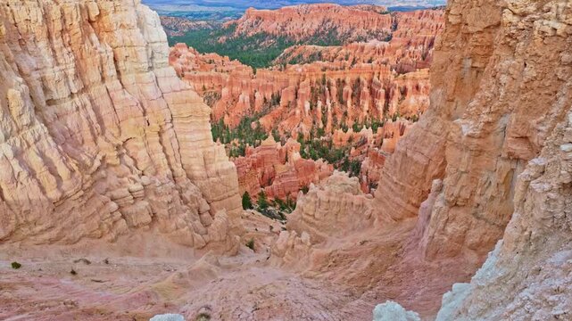 Bryce Canyon panorama from Lower Inspiration Point sunset
