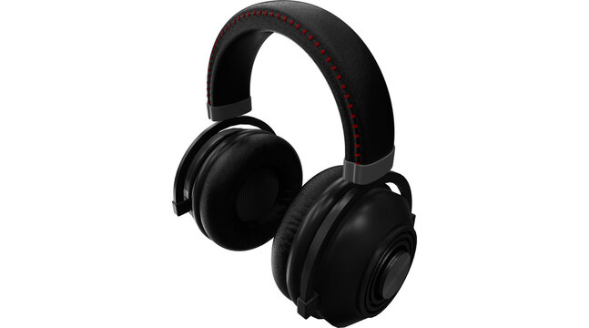 black headphones, wireless headphones, over ear headphones, audio headset, black headphones PNG, PNG