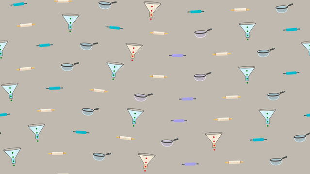 Kitchen Utensils Pattern