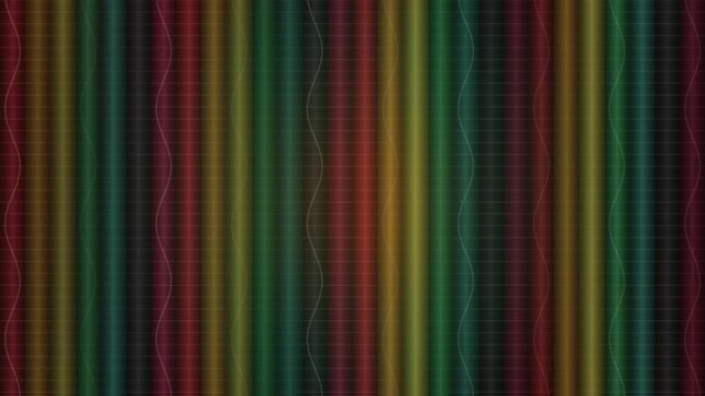 Abstract Colorful Striped Background with Rainbow Gradient Lines, Vibrant Vertical Patterns and Seamless Modern Texture for Wallpaper, Fabric and Decorative Design