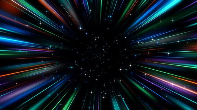 Light line motion graphics for title sequences