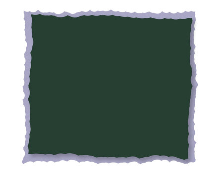 Dark green chalkboard with gray border on white background