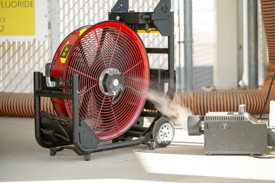 Emergency fab removes harmful smoke