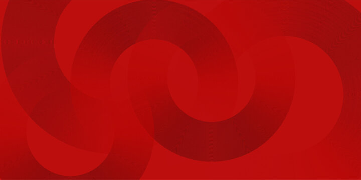 Modern red background with glowing curve lines. Modern shiny red gradient geometric circle lines pattern abstract simple vector art  ideas