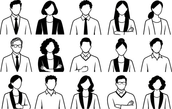 A diverse group of healthcare professionals wearing white coats and vests working together as a dedicated medical team illustration