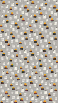 Clipboard and Stamp Pattern