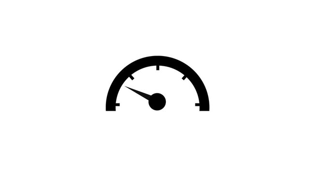 Speed meter icon animation 