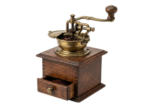 Vintage Manual Coffee Bean Grinder