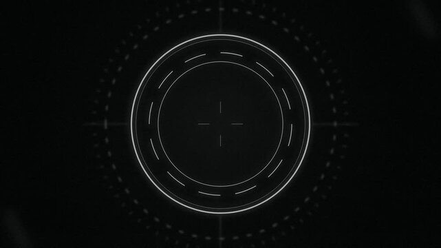 Radar hud crosshairs seamless loop motion background